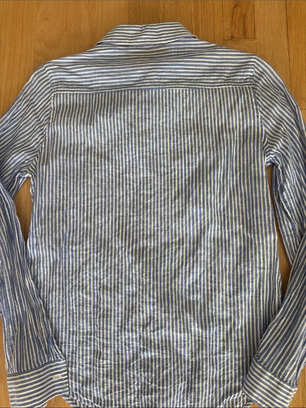 Lilly Pulitzer Button Down Stripe Shirt Sea View XS